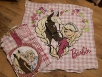 Bettwäsche Kinderbettwäsche Barbie mit Pferd rosa weiß Schleswig-Holstein - Oeversee Vorschau
