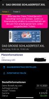 2 Tickets Das große Schlagerfest XXL Hamburg Florian Silbereisen Kreis Ostholstein - Fehmarn Vorschau