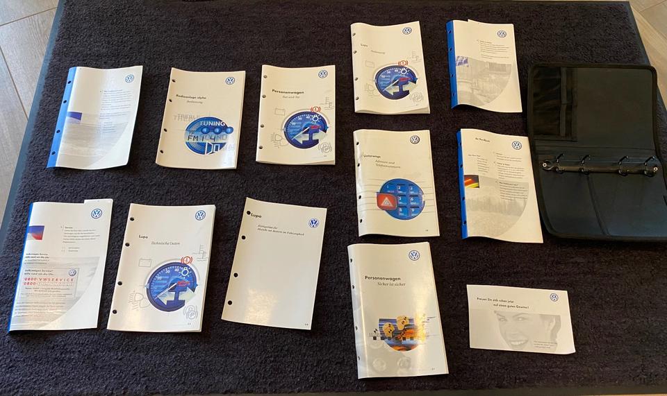 Vw Lupo Bordbuch Bedienungsanleitung Service Mappe Anleitung in Roßdorf