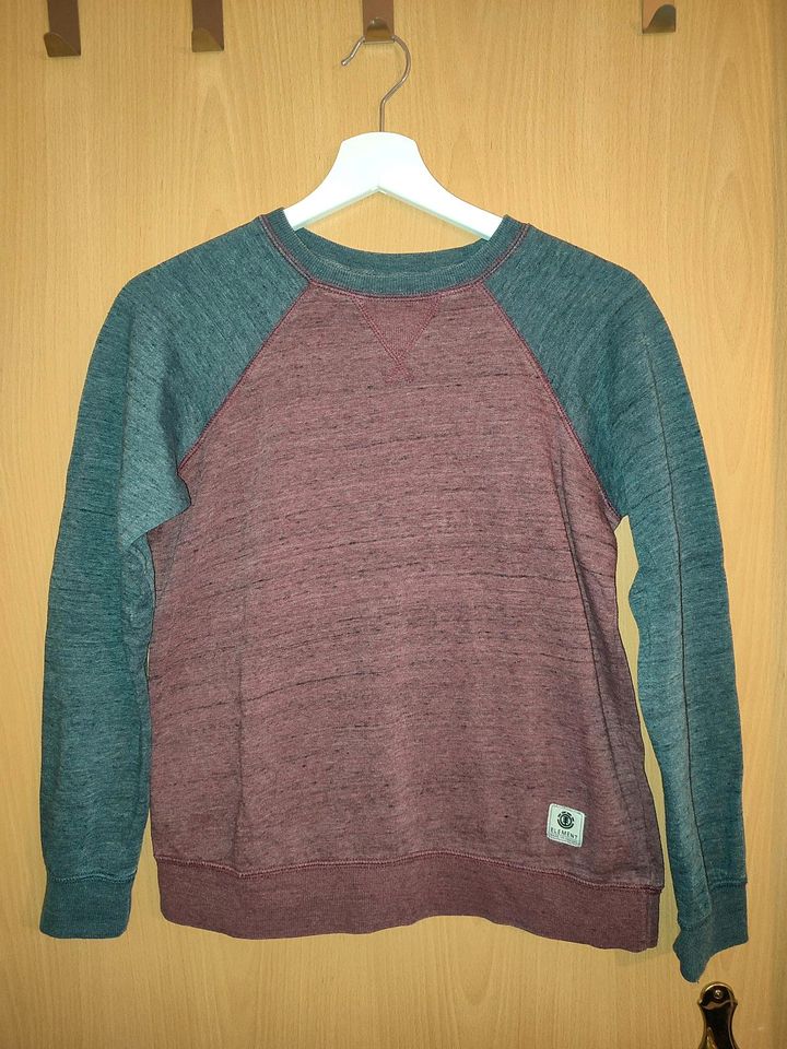 Element Sweatshirt, Kinder gr 14/L, Rot/Grau in Berlin