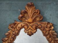 Florentiner Holz Spiegel vergoldet Vintage Barock Wandspiegel Hessen - Groß-Gerau Vorschau
