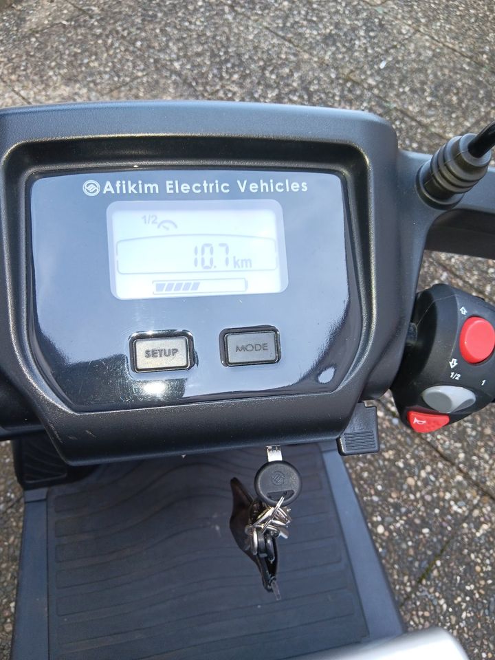 Elektro mobile 15 km h gebraucht Afiscooter S4 für Versich.Kennz. in Münster