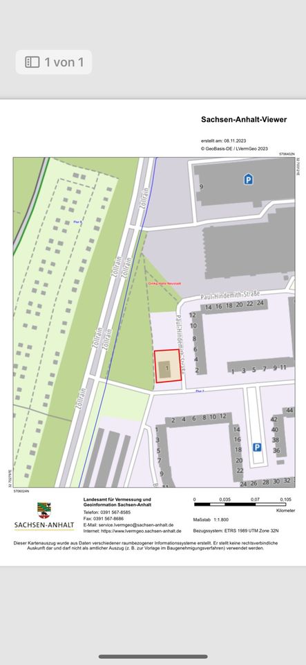 vermietete Gewerbe Immobilie inkl. Bauvorbescheid 1000qm Wohnen in Halle