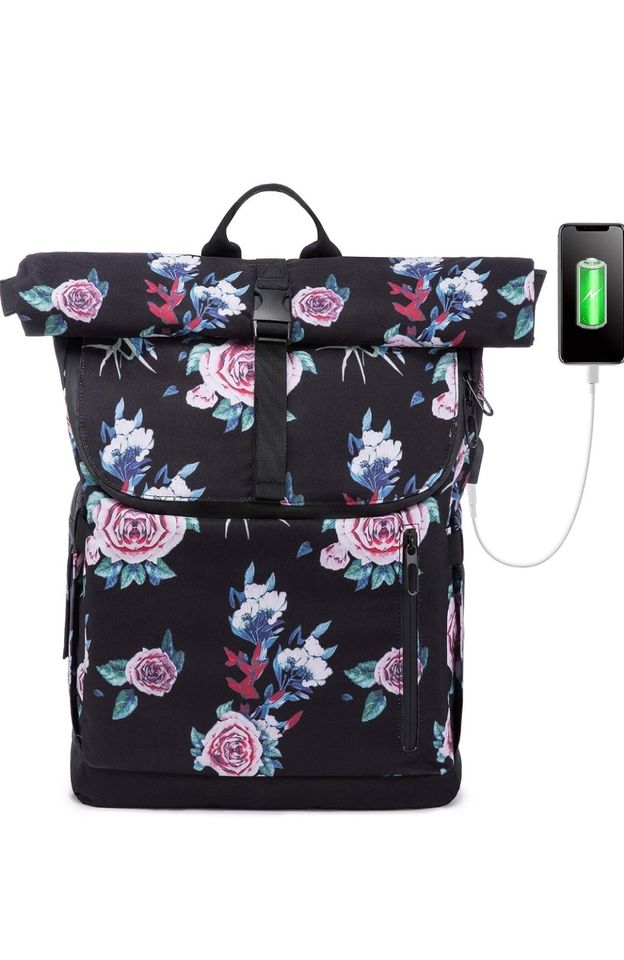 Rucksack Blumen Muster wasserdicht in Essen