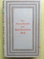 Buch von 1935: Die kleine Chronik der Anna Magdalena Bach Nordrhein-Westfalen - Menden Vorschau