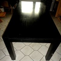 Esszimmer Tisch Esstisch Wohntisch massiv Holz schwarz lackiert Niedersachsen - Bovenden Vorschau