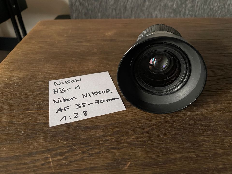 Diverse Camera Objektive Nikon Vivitar SMC Soligor Maginon in Frohnhofen