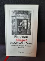 Maigret und die alten Leute, Nr. 56, Simenon, Diogenes, HC Rheinland-Pfalz - Braunshorn Vorschau