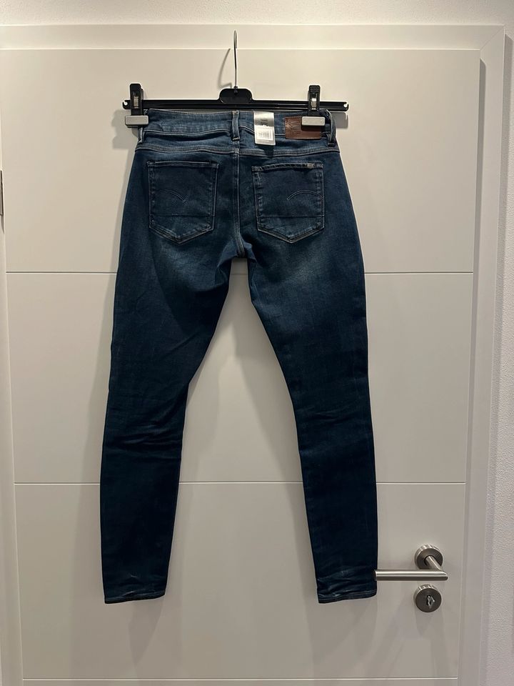 G Star 3301 Low Skinny Blau 26/28 in Bergkamen