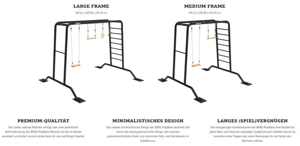 BERG Playbase Klettergerüst Multi Spielanlage Lounge Play Sport in Fröndenberg (Ruhr)