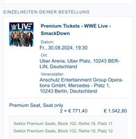 WWE Ticket Smack Down Berlin Niedersachsen - Syke Vorschau