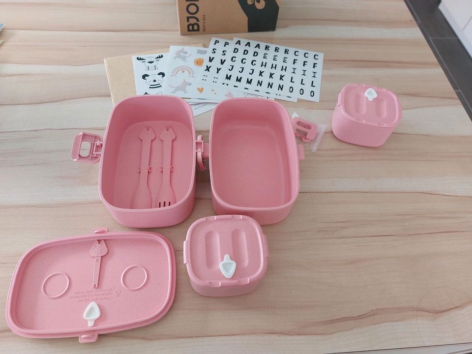 NEU Vesperdose für Kinder Mädchen Bjorki Box Bento in Engen