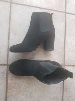 Stiefeletten, schwarz, Wildleder, Gr. 40, TOP! Nordrhein-Westfalen - Jülich Vorschau