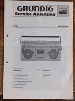 Grundig Service manuell RR 650/660 Original Bayern - Röttenbach (bei Erlangen) Vorschau