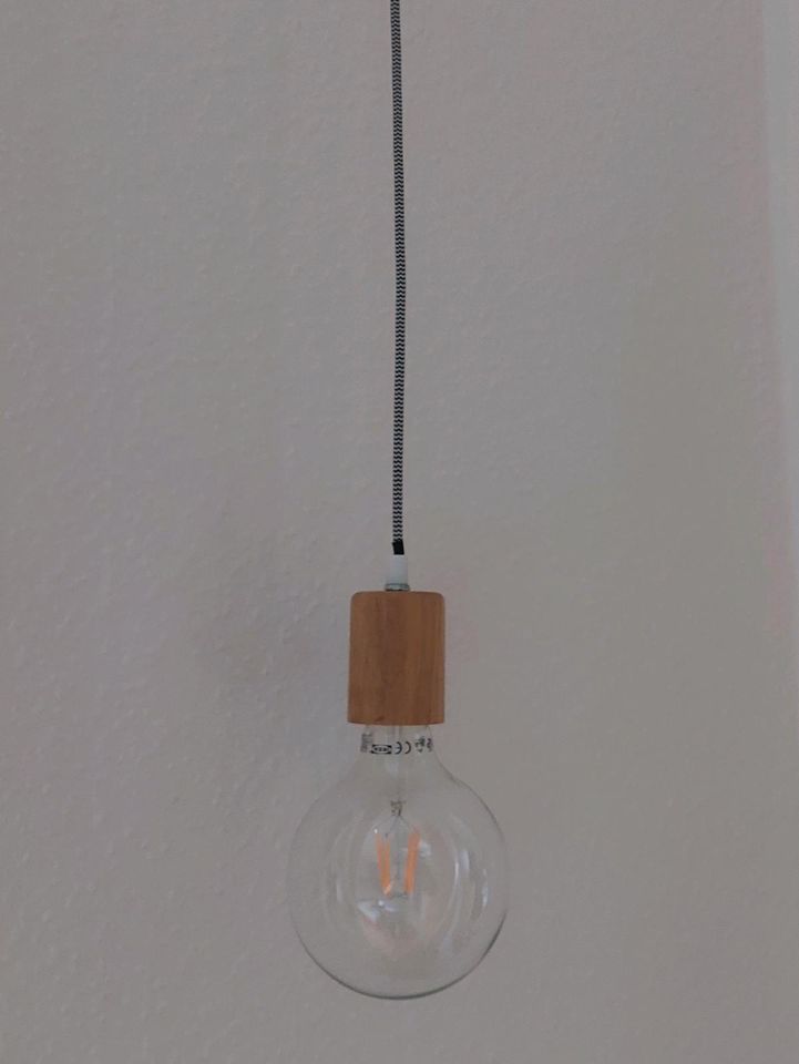 Lampe Deckenlampe Deckenleuchte Hängelampe Maison du Monde Holz in Essen