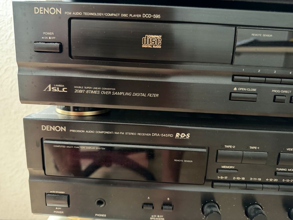 Denon Radio und Discplayer mit 2 Canton Boxen in Neuenstadt