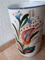 Keramik bemalt-glasiert Schirmständer -große Blumenvase Gladiolen Baden-Württemberg - Villingen-Schwenningen Vorschau