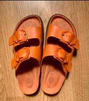 Gr.39 Genuins Galia Leder Sandalen Orange Nordrhein-Westfalen - Herford Vorschau