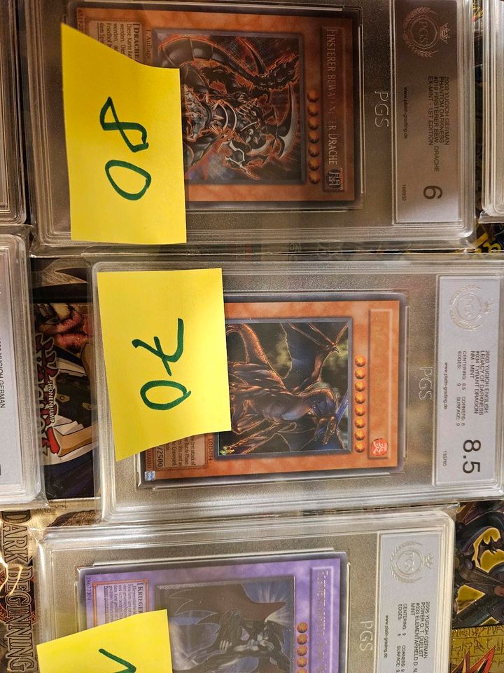 Yugioh High Rare Karten gegradet PSA PGS in Osterhofen