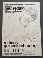 Ausstellungsplakat Paul Reding handsigniert! Nordrhein-Westfalen - Neuss Vorschau