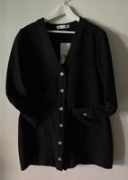 Zara NEU Blazer boucle tweed Kleid XL Blogger Jacke Neuhausen-Nymphenburg - Neuhausen Vorschau