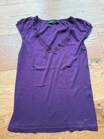 Vintage T-shirt Lila Vero mods Gr: S Rüsche Schleife Sommer Bayern - Ergoldsbach Vorschau