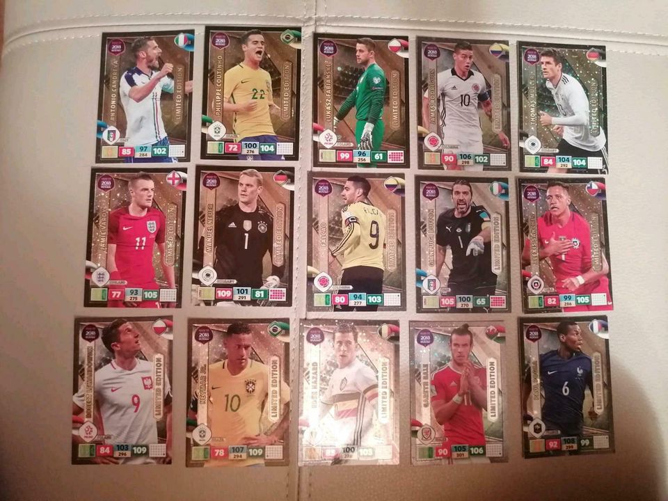 Trading Cards Karten Weltmeisterschaft 2018 Russland in Westeregeln