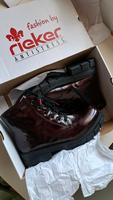 Rieker Schnürboots rot Damen Lack Größe 40 Z912135 Hessen - Dautphetal Vorschau
