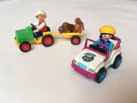 Playmobil: Kindergeländewagen (3067), Kind mit Traktor (3715) Bayern - Gemünden a. Main Vorschau