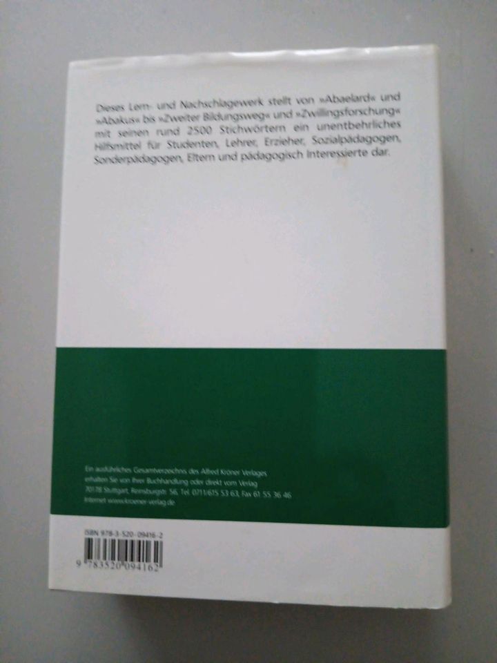 Wörterbuch der Pädagogik in Hamburg