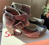 S. Oliver Pumps Damenschuhe Denim Gr. 38 Sachsen-Anhalt - Aschersleben Vorschau