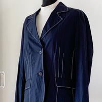 Tayfun Blazer Gehrock Jacke Baumwolle dunkelblau Gr.42/XL neuw. Bayern - Augsburg Vorschau