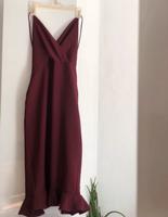 Wie neu! bordeauxfarbenes Kleid in Midi in Größe 36 Dortmund - Mitte Vorschau