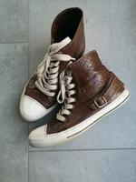 Sneakers PIER ONE Gr 39 Leder Snake-Prägung Nordrhein-Westfalen - Wettringen Vorschau