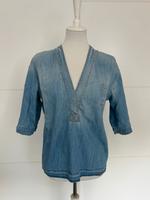 Blaue Bluse in Jeansoptik Niedersachsen - Braunschweig Vorschau