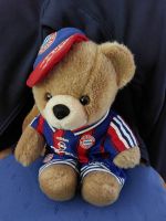 FC Bayern München Teddybär 90er Jahre Hessen - Schlüchtern Vorschau