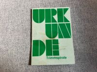 Urkunde „Trimmspirale“ von 1970 Rheinland-Pfalz - Winnweiler Vorschau