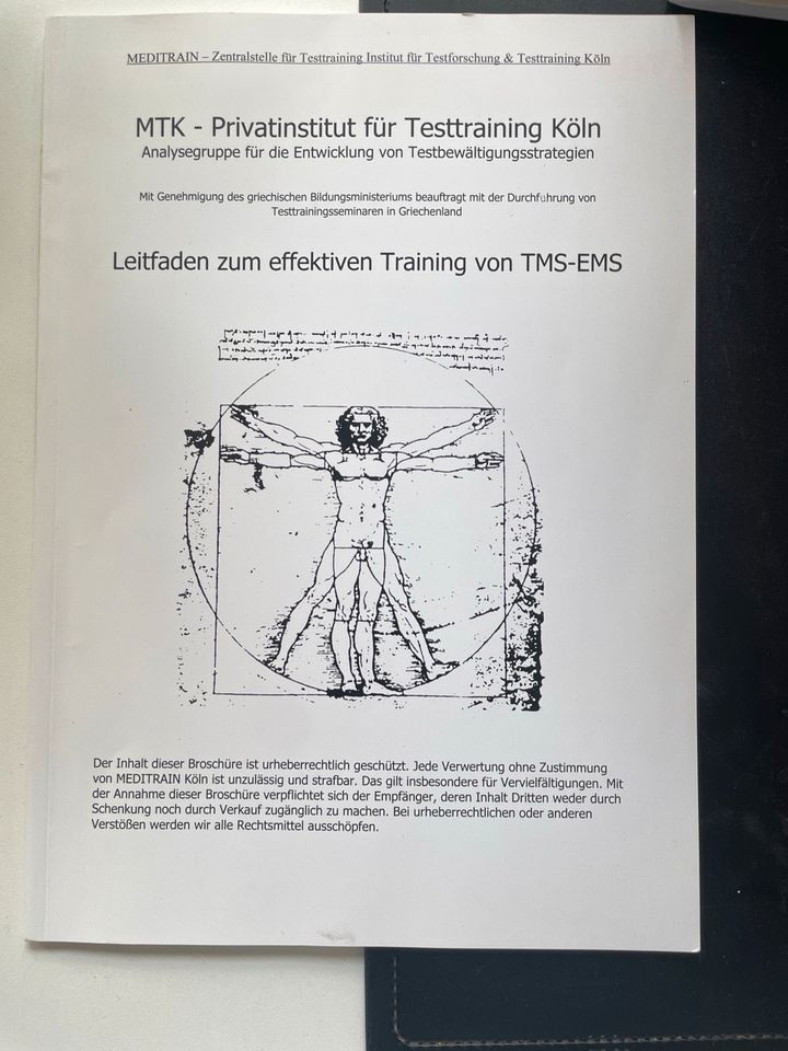 TMS/EMS Übungsbücher, Medizinertest in Asbach
