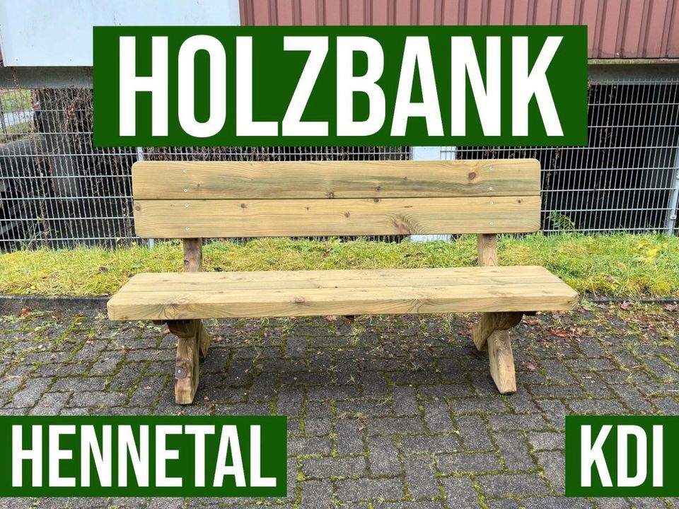 Gartenbank Holzbank Gartenmöbel Massivholz Bank Holz Garten - KDI in Lennestadt