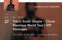 Travis Scott VIP Konzert Tickets 27.07 Frankfurt am Main Niedersachsen - Göttingen Vorschau