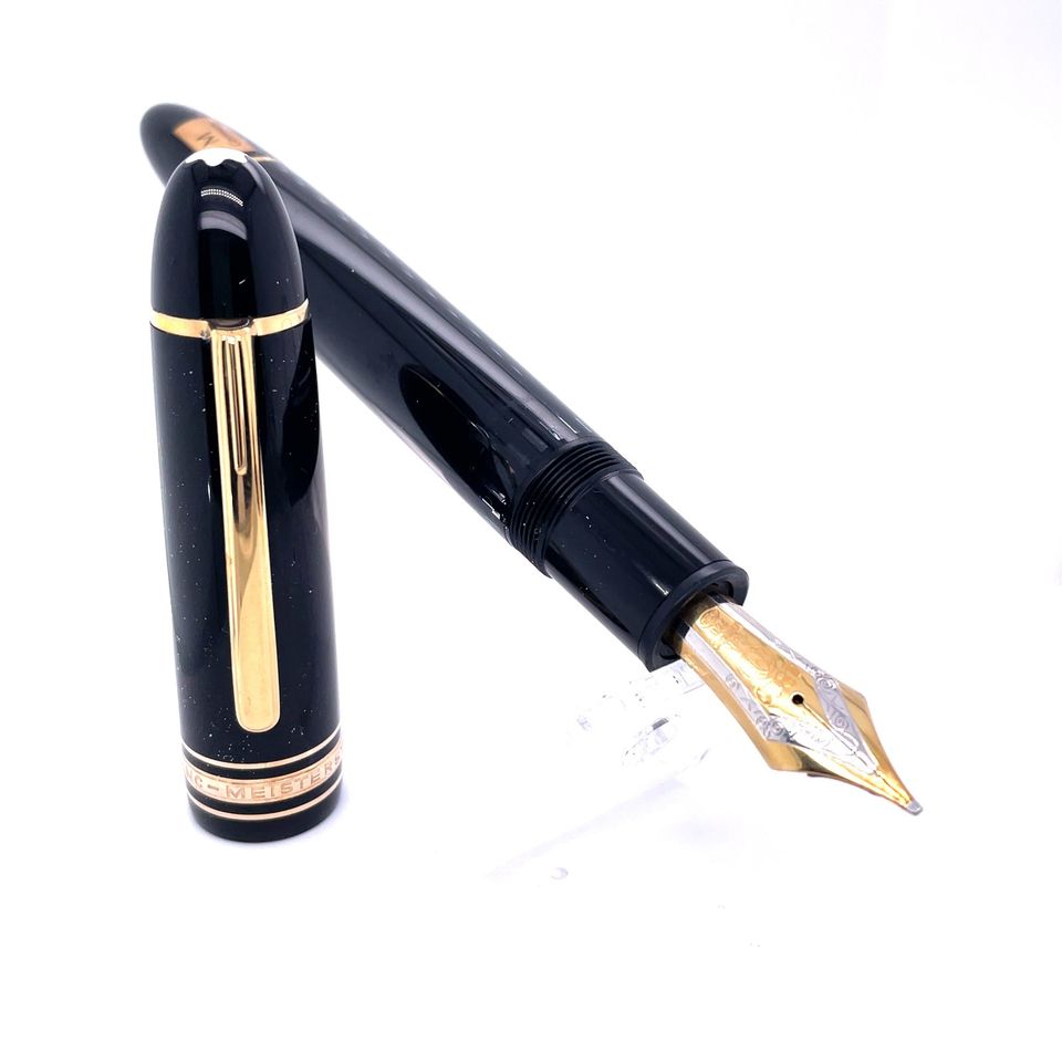 Orig. Montblanc Meisterstück 149 Füller 4810 Bicolour 18K 750 Gold Goldfeder Zigarre Zertifikat poliert  Neuw. Füllfederhalter Geschenk Weihnachten Wunschgravur Geschenk Händler DHL Echt Neuw in Igel