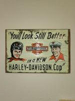 Harley Davidson Nostalgic Bild aus Holz Nürnberg (Mittelfr) - Schweinau Vorschau