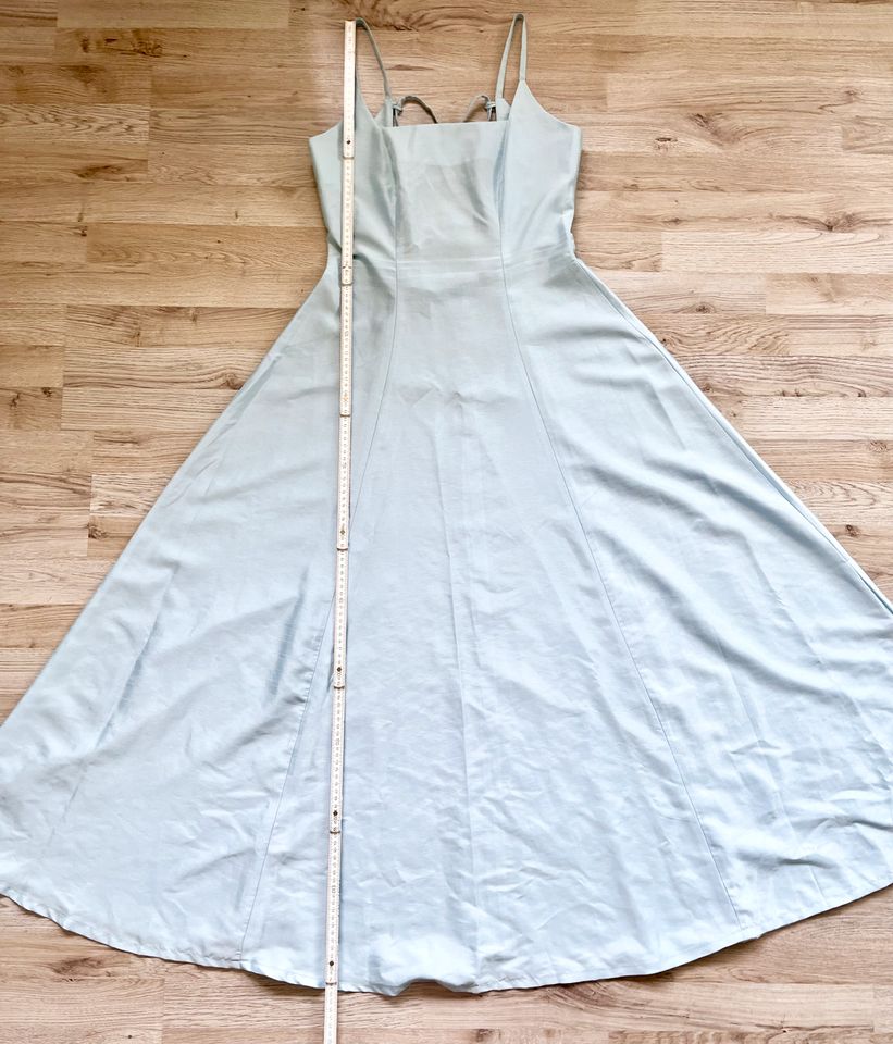 Abendkleid Ballkleid Abi Hochzeit Kleid lang blau Gr. M too tone in Würzburg