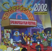 Comic Simpons Spasskalender Kalender 2002 Thüringen - Greiz Vorschau