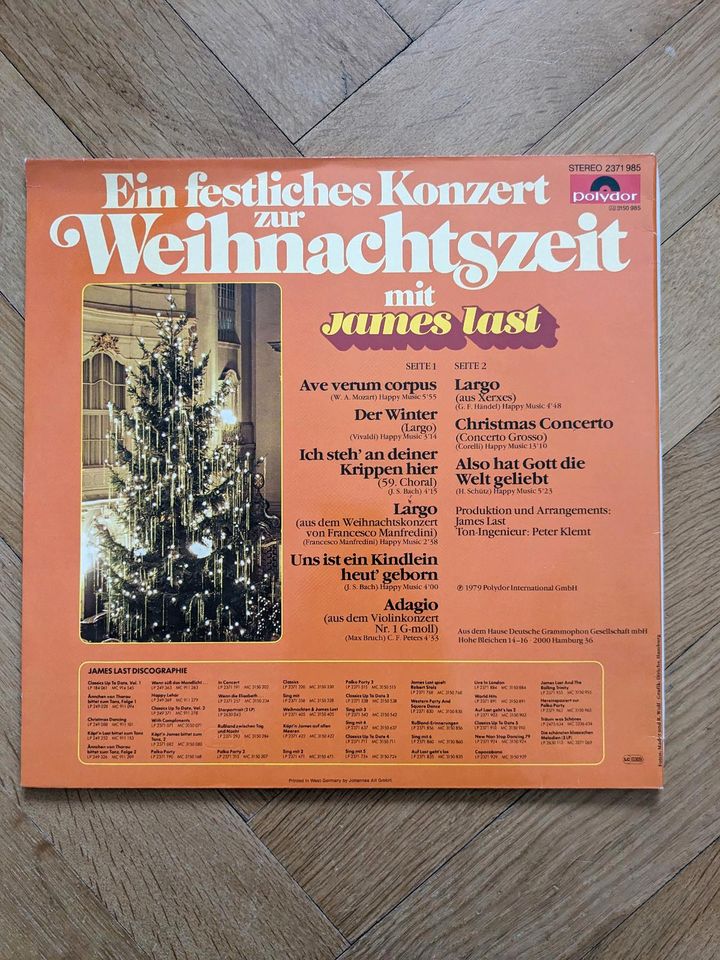 LP, Schallplatten, James Last, Weihnachten, Bach Weihnachtslieder in Berlin