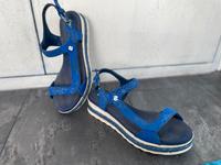 Desigual Damen Sandalen Schuhe blau 37 Sommer Kind Hessen - Großkrotzenburg Vorschau