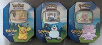 Neu - Pokémon Go Tin Box - Pikachu /  Heiteira / Relaxo- Englisch Nordrhein-Westfalen - Mülheim (Ruhr) Vorschau