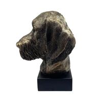 Hund Statue 04 Dackel Drahthaarig Bronze Harz Skulptur Figur Hessen - Karben Vorschau