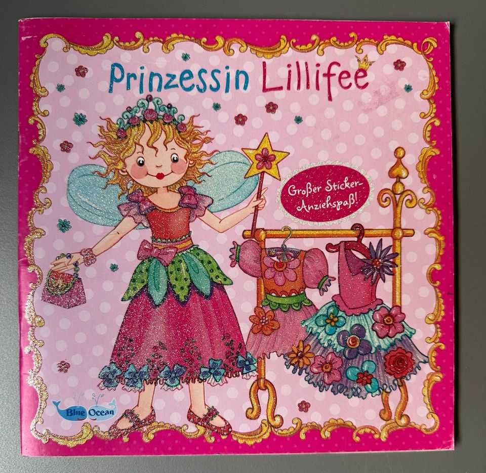 Primzessin Lillifee Sticker-Album Anziehspaß OHNE Sticker in Großheubach