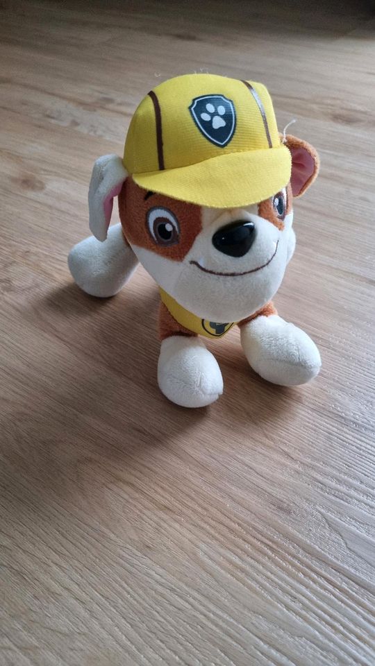 Paw Patrol Stofftiere Chase Zuma Skye Rocky Rubble in Ascha